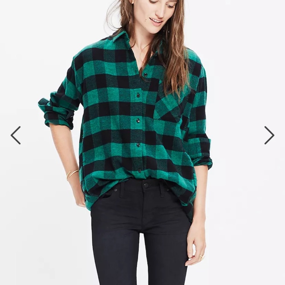 Madewell Flannel Sunday Shirt in Buffalo Check